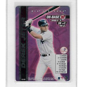 Derek Jeter 2000 MLB Showdown Die Cut MLB Baseball Card